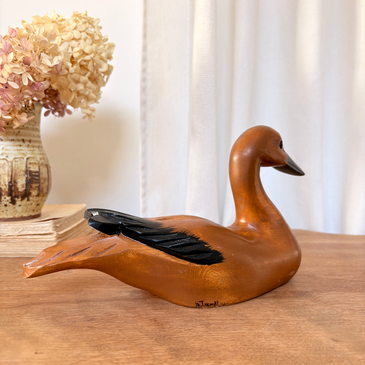 Canard signé S. Tremblay