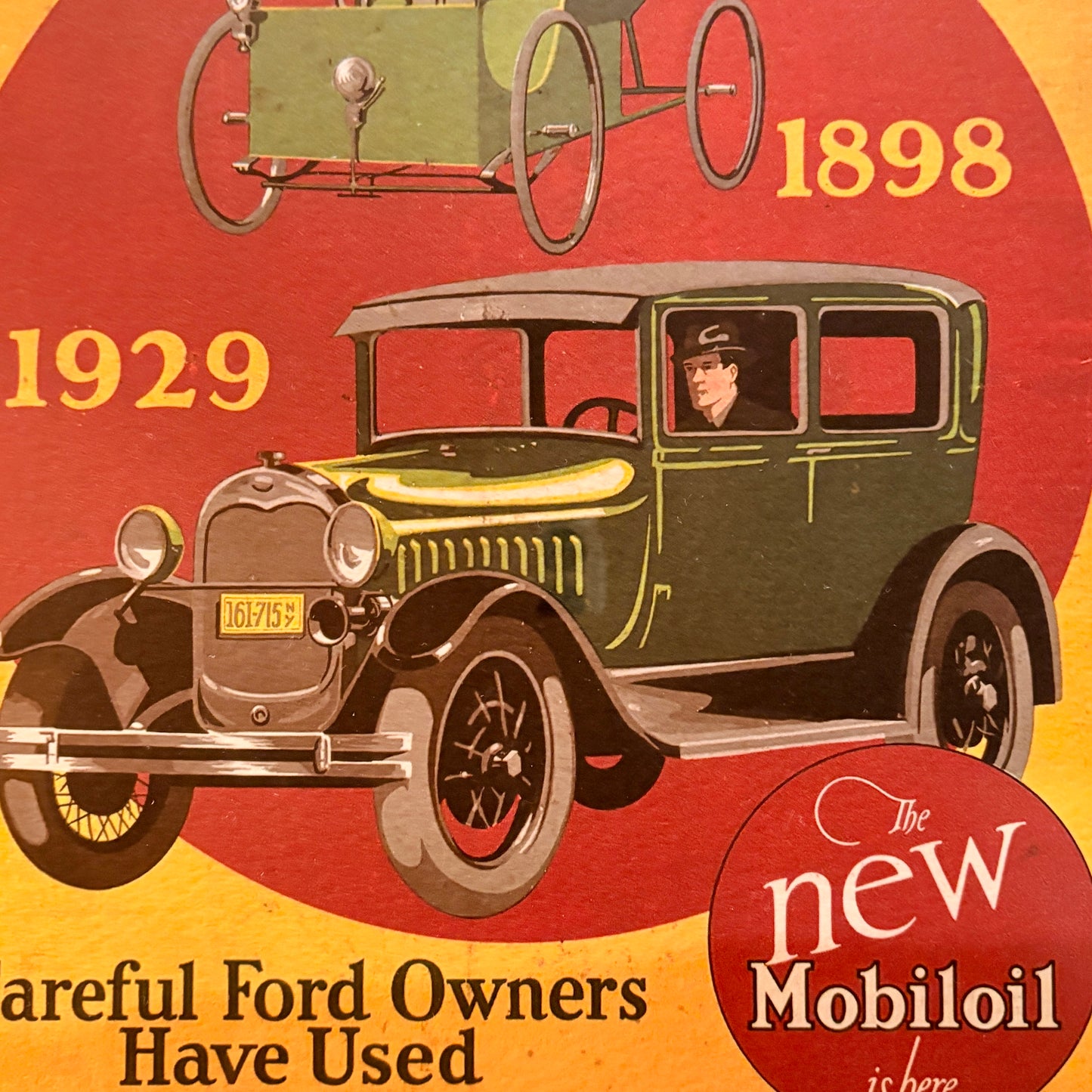 Cadre vintage avec impression sur papier beaux-arts - La performance