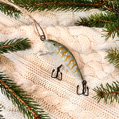 Christmas ornament - Green fish lure