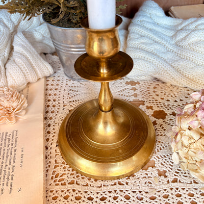 Brass candle holder