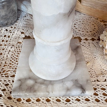 Marble candle holder
