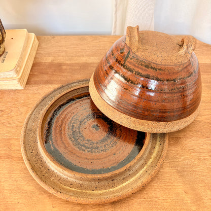 Cloche à fromage en grès