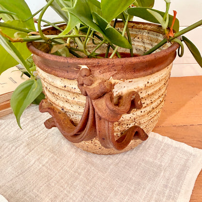 Large stoneware planter