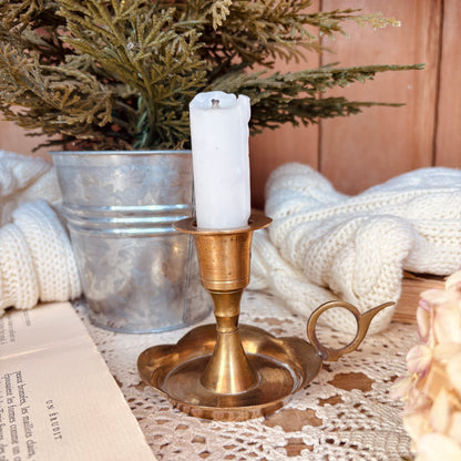 Bougeoir en laiton