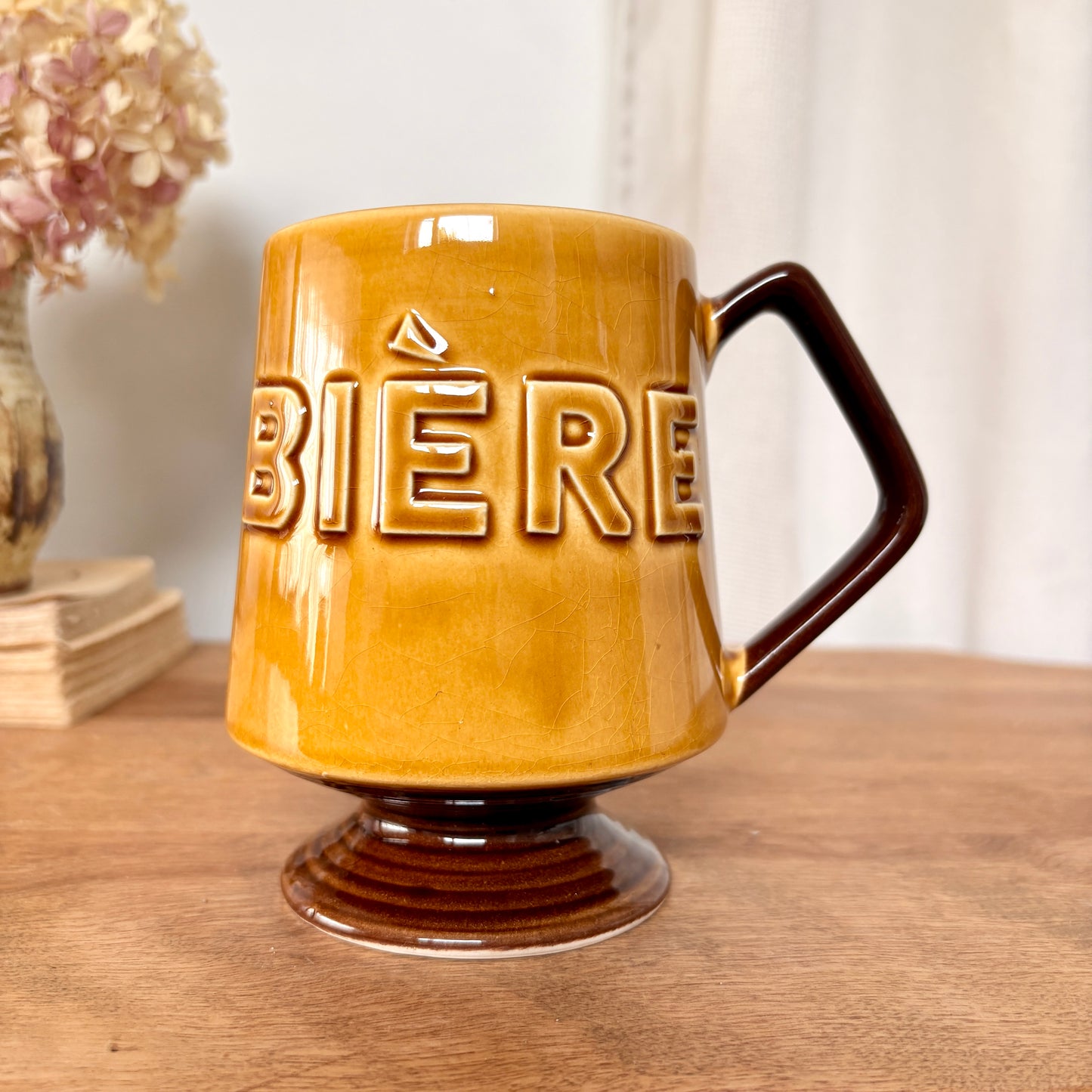 Chope à bière vintage