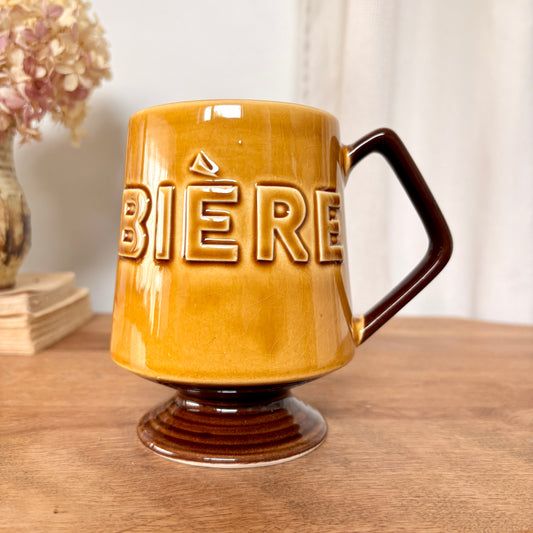 Chope à bière vintage