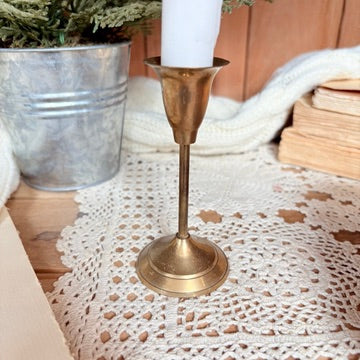 Brass candle holder