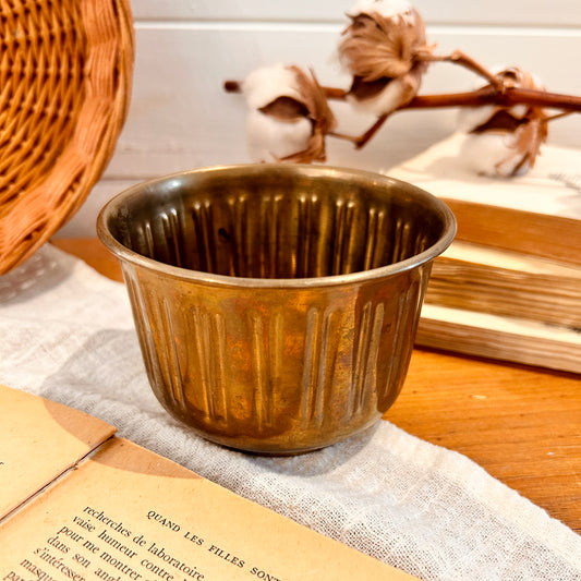 Small brass pot