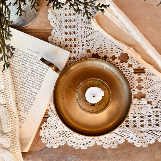 XL brass candlestick