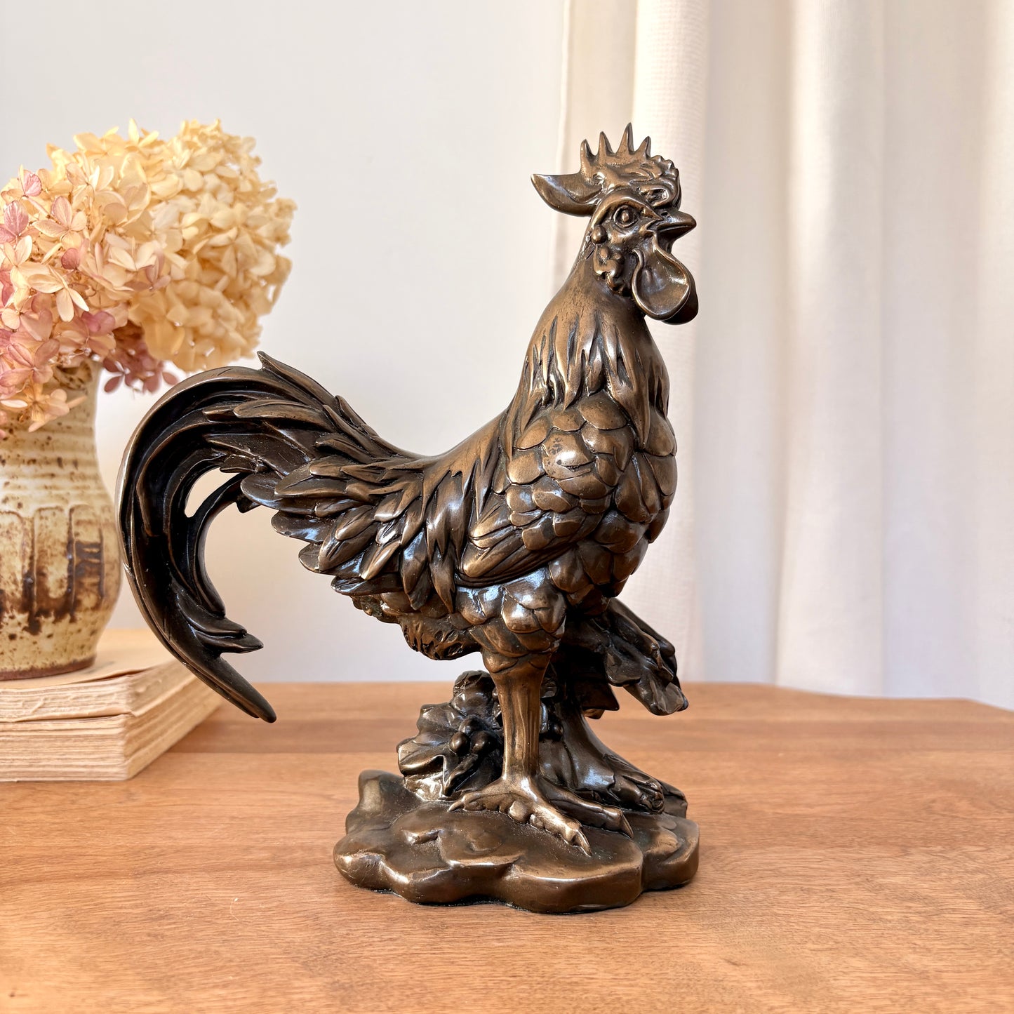 Coq couleur bronze