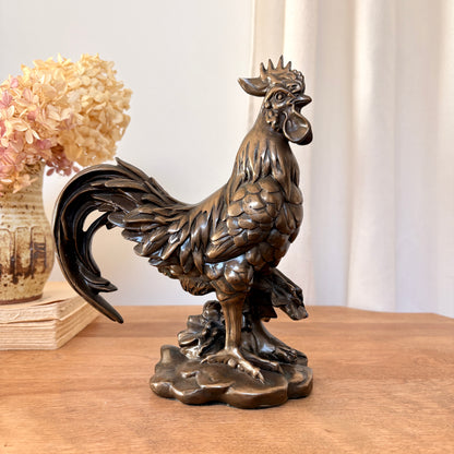 Coq couleur bronze