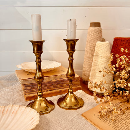 Brass candle holder