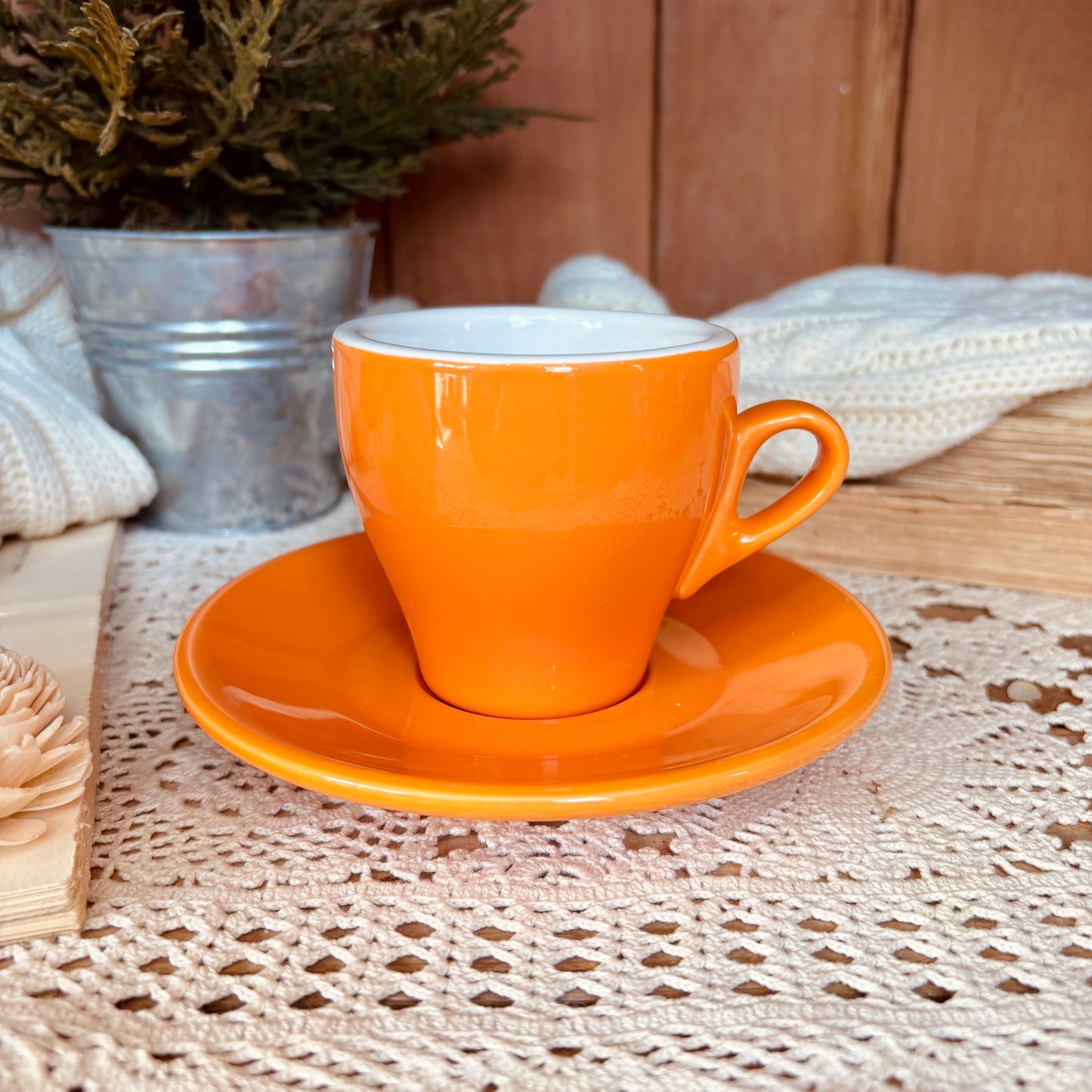 Tasse à espresso orange