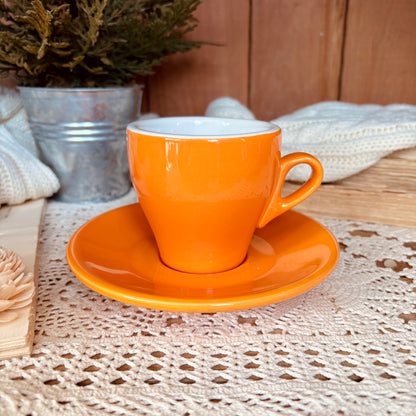 Tasse à espresso orange