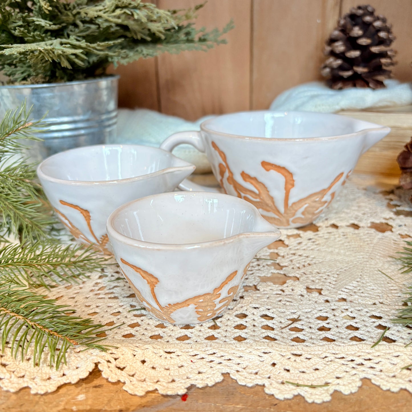 Measuring cups - wildflowers