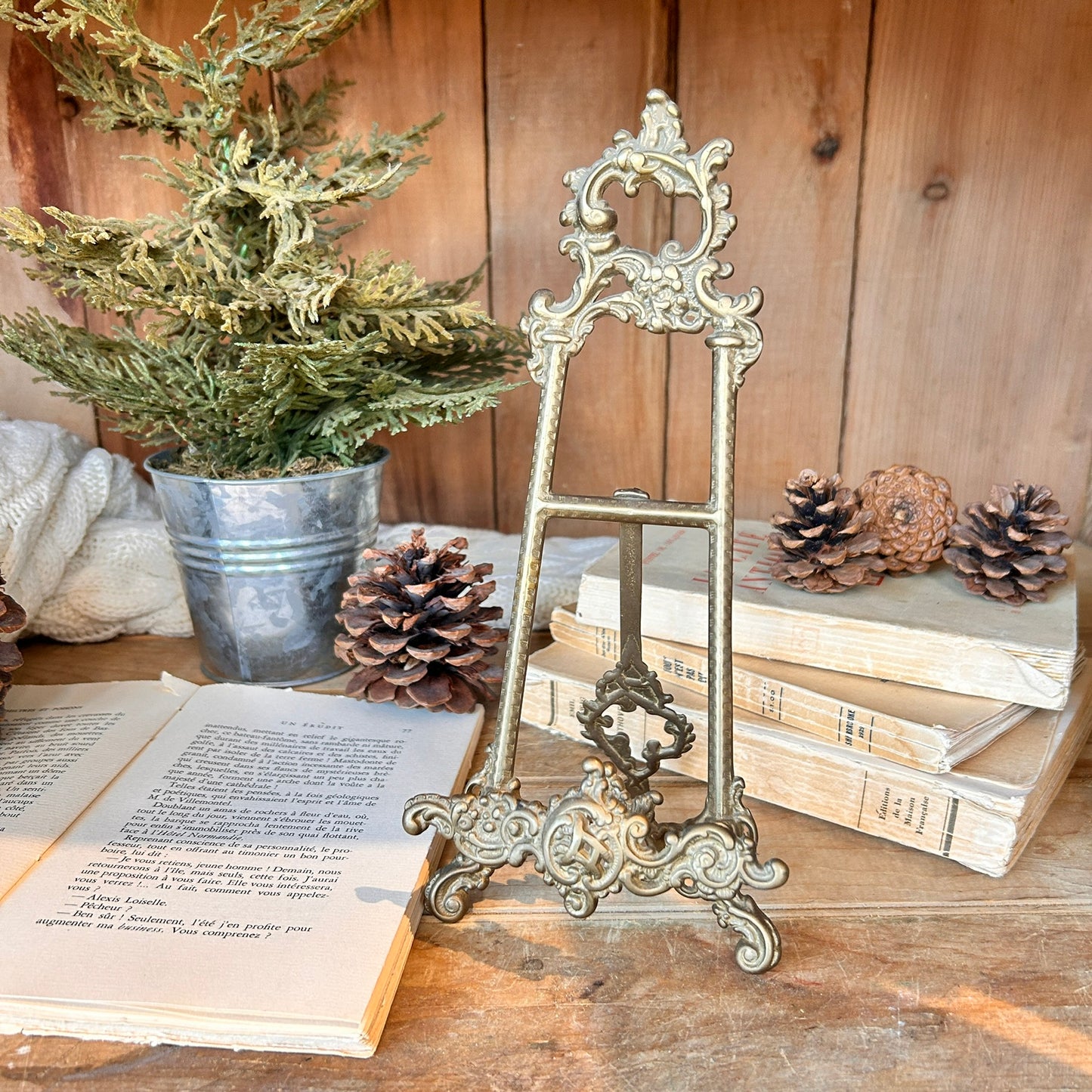 Brass lectern