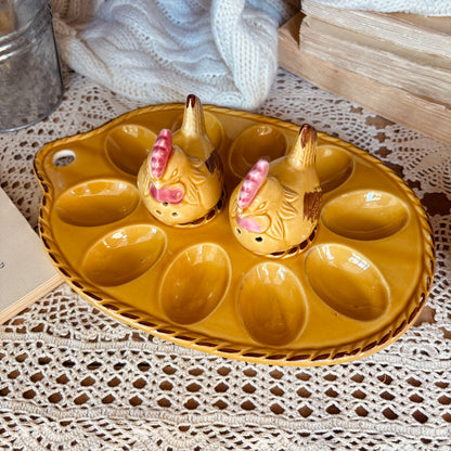 Ceramic egg tray