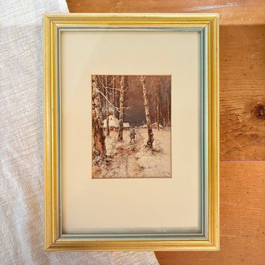 Canvas print - The cellist