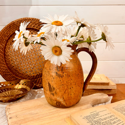 Stoneware pitcher