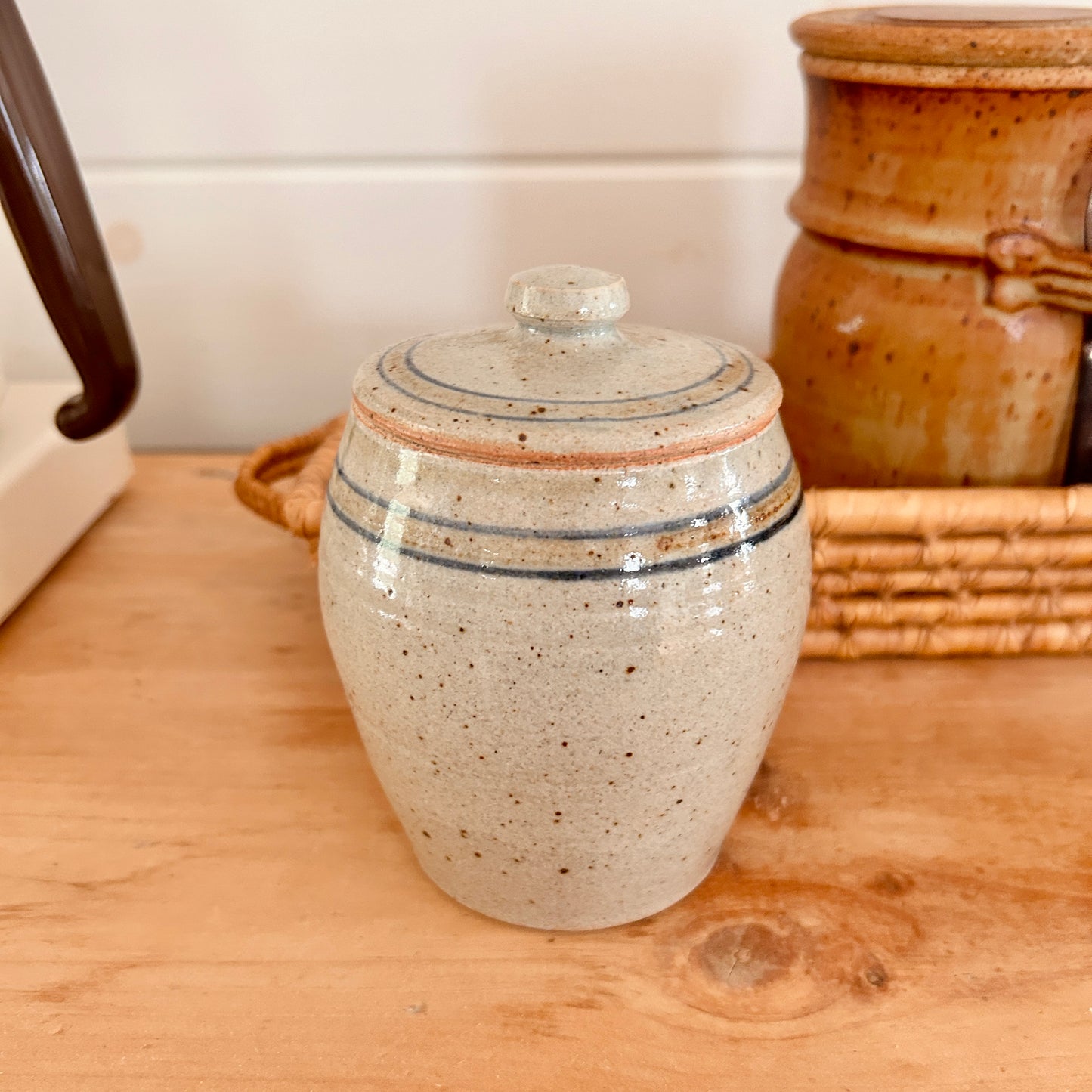 Stoneware jar