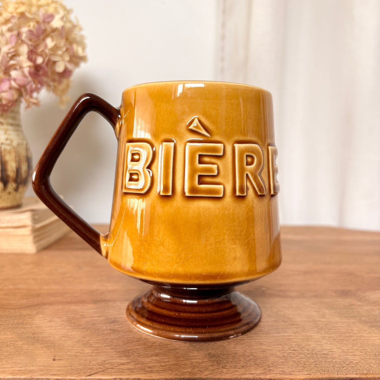 Chope à bière vintage