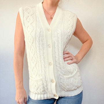 Taupe jacket / tank top