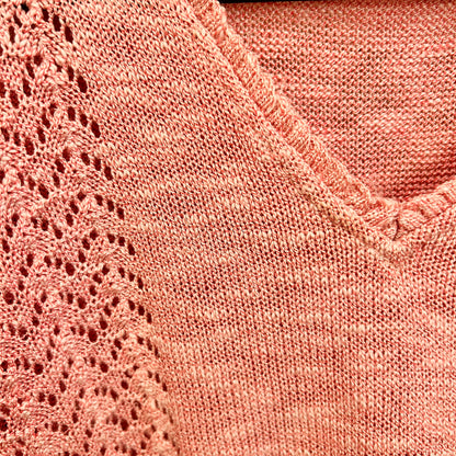 Pink short sweater