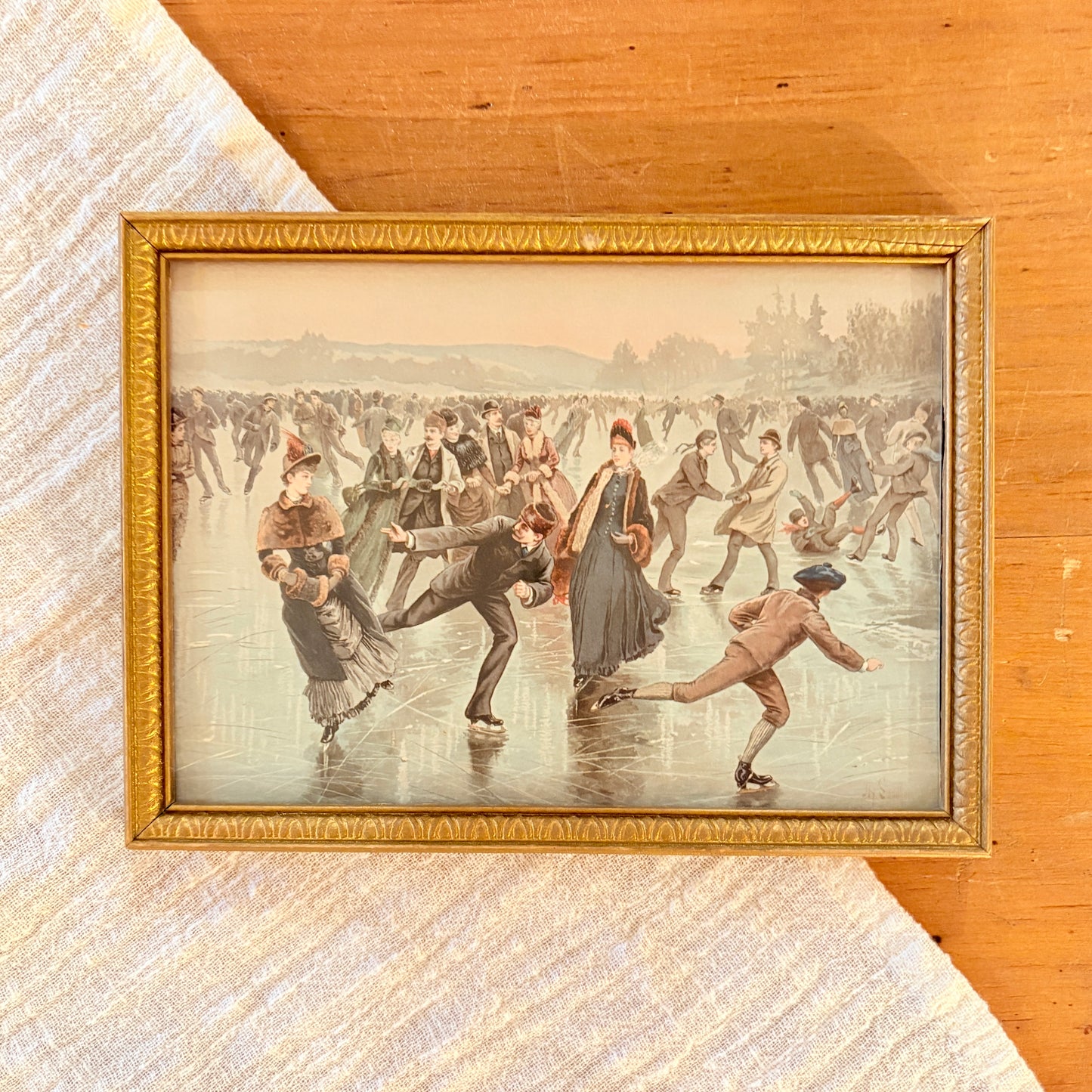 Canvas print - The cellist