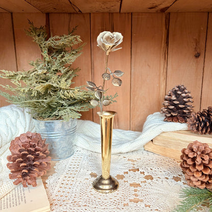 Golden eternal roses