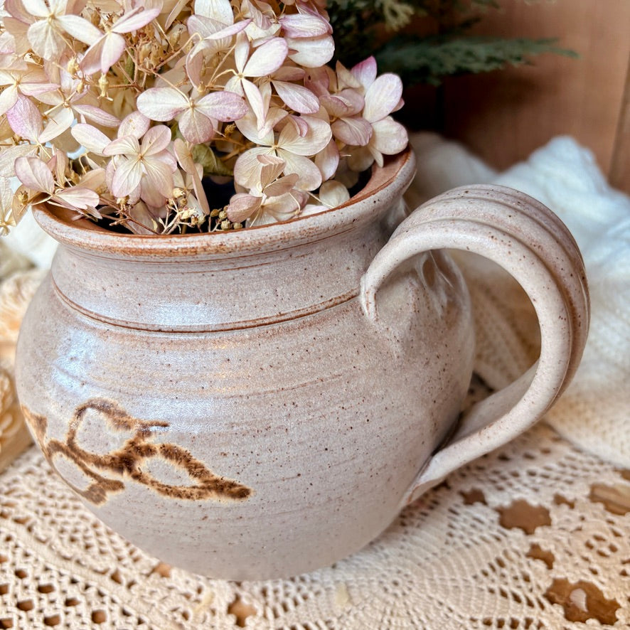Stoneware pitcher