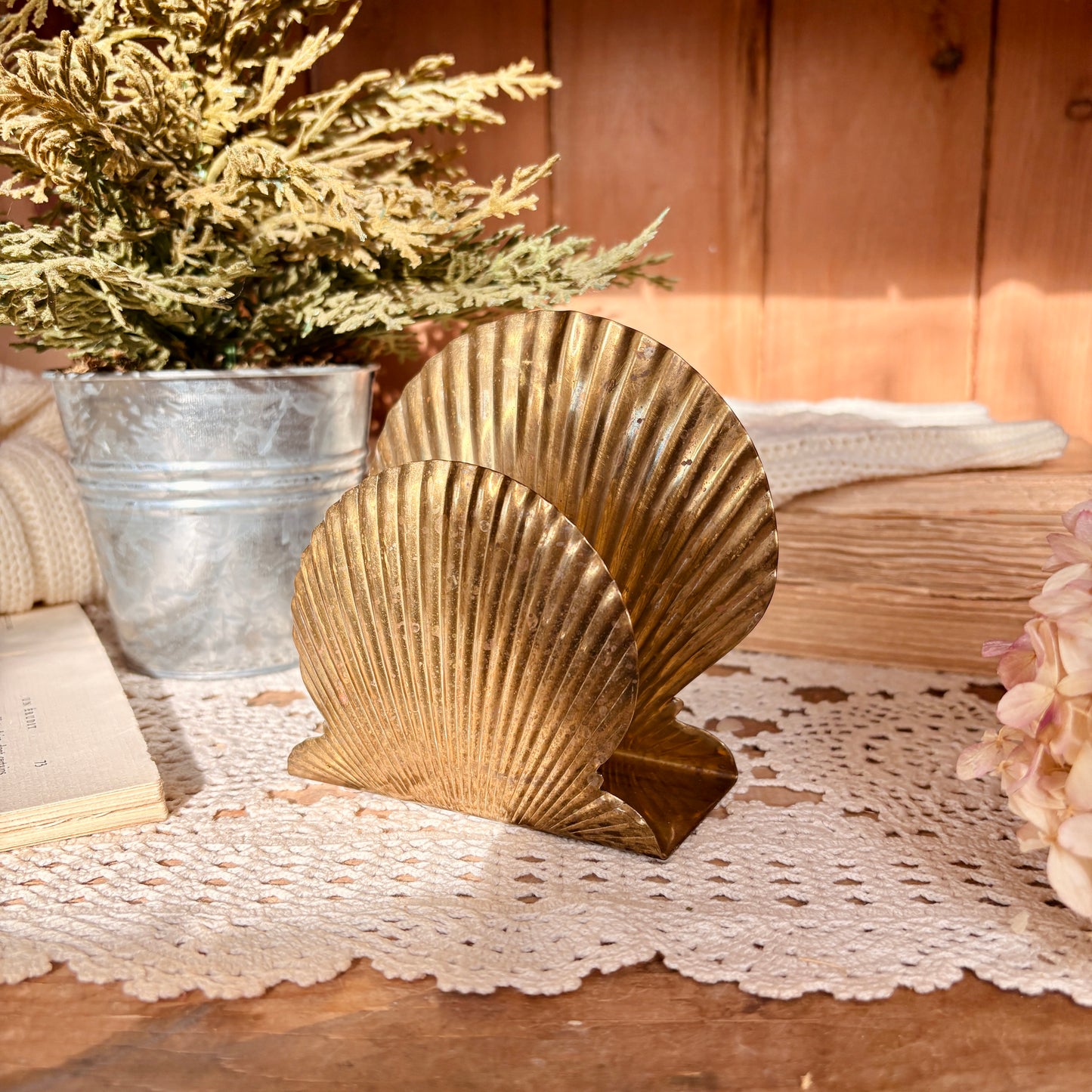 Porte-serviette coquillage