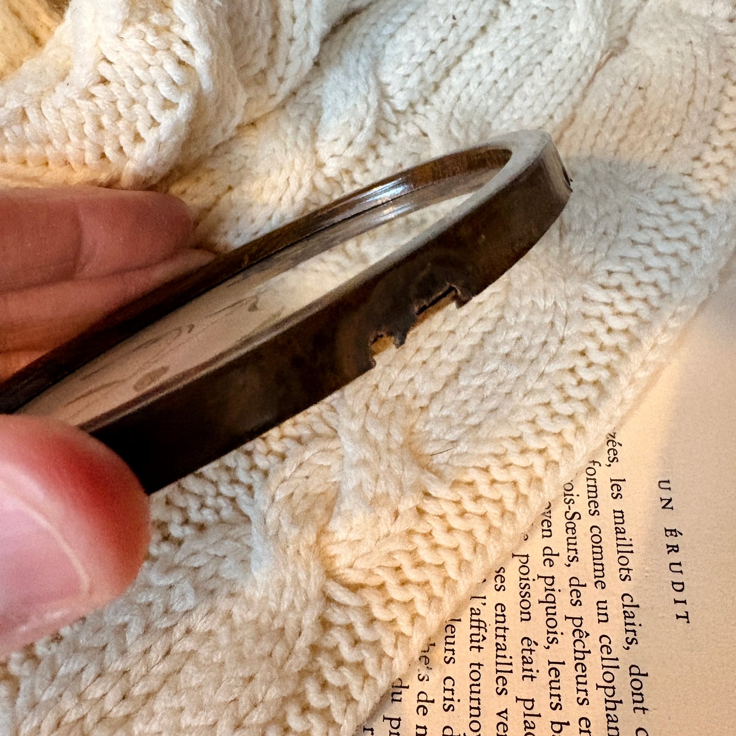 Duo de cadres ovales