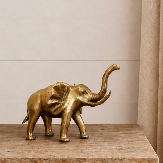 Éléphant en laiton