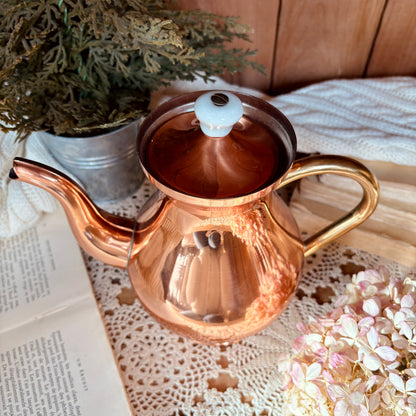 Copper teapot