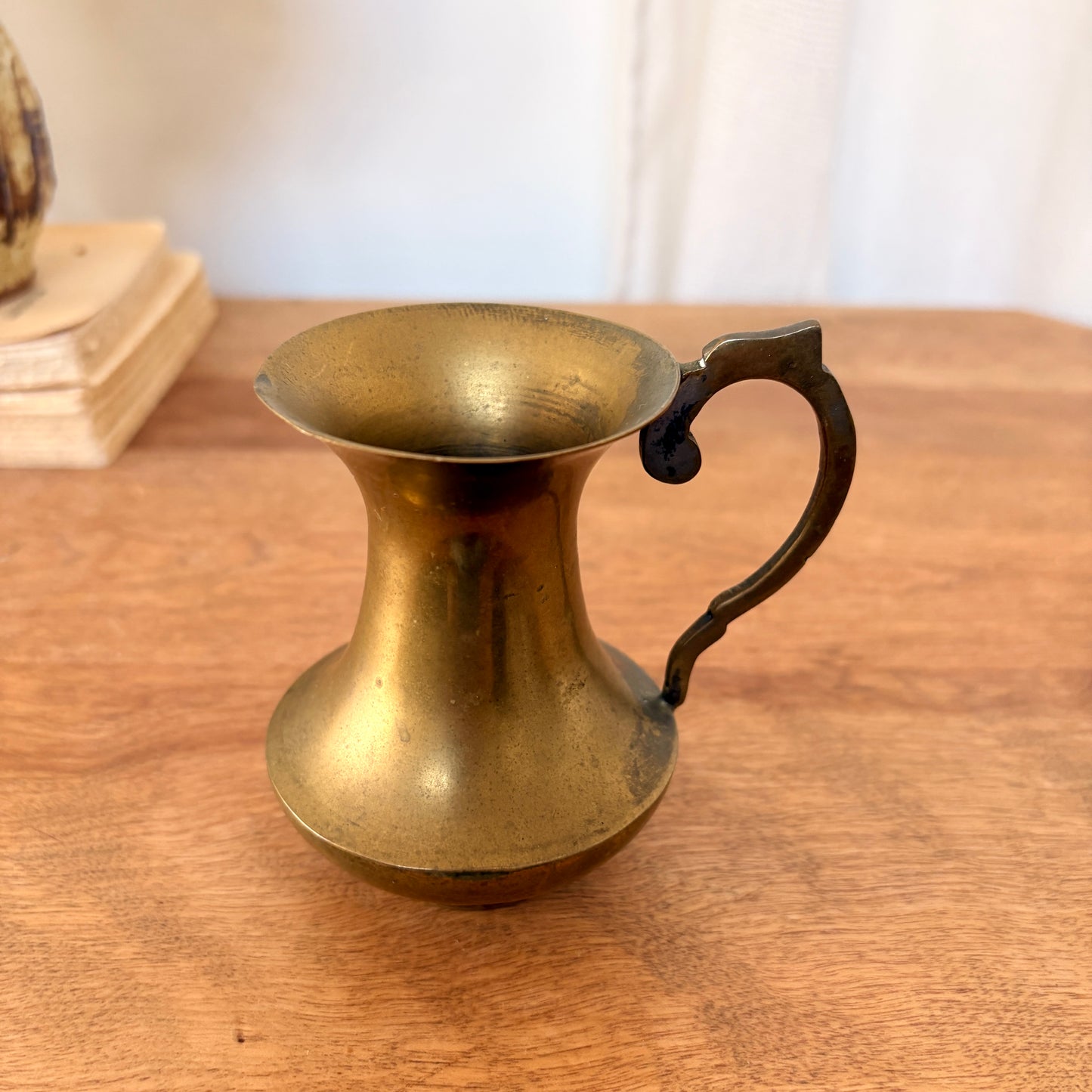 Small brass pitcher