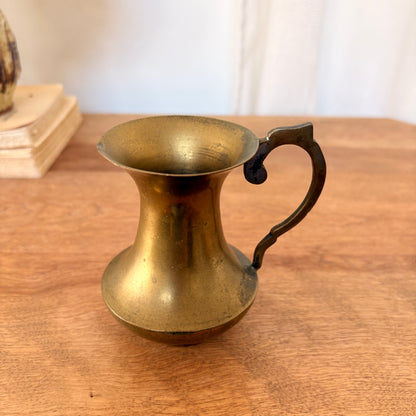 Small brass pitcher