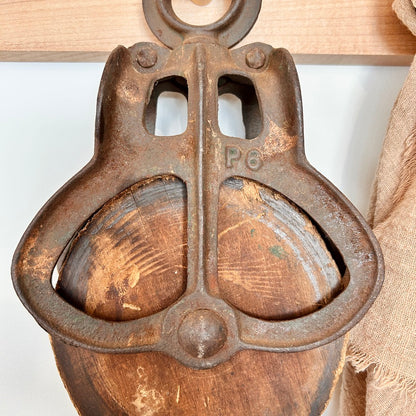 Antique pulley