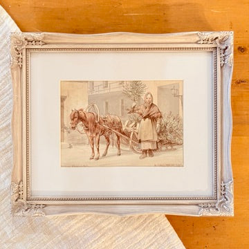 Canvas print - The cellist