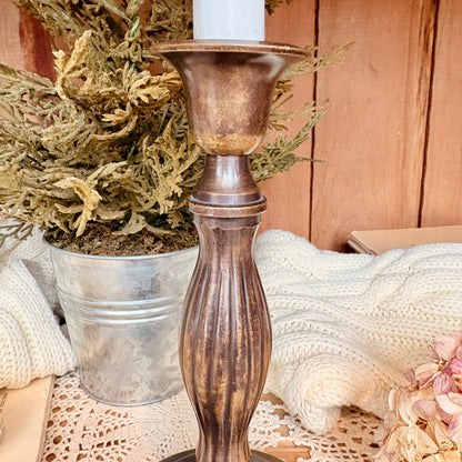 Brass candle holder