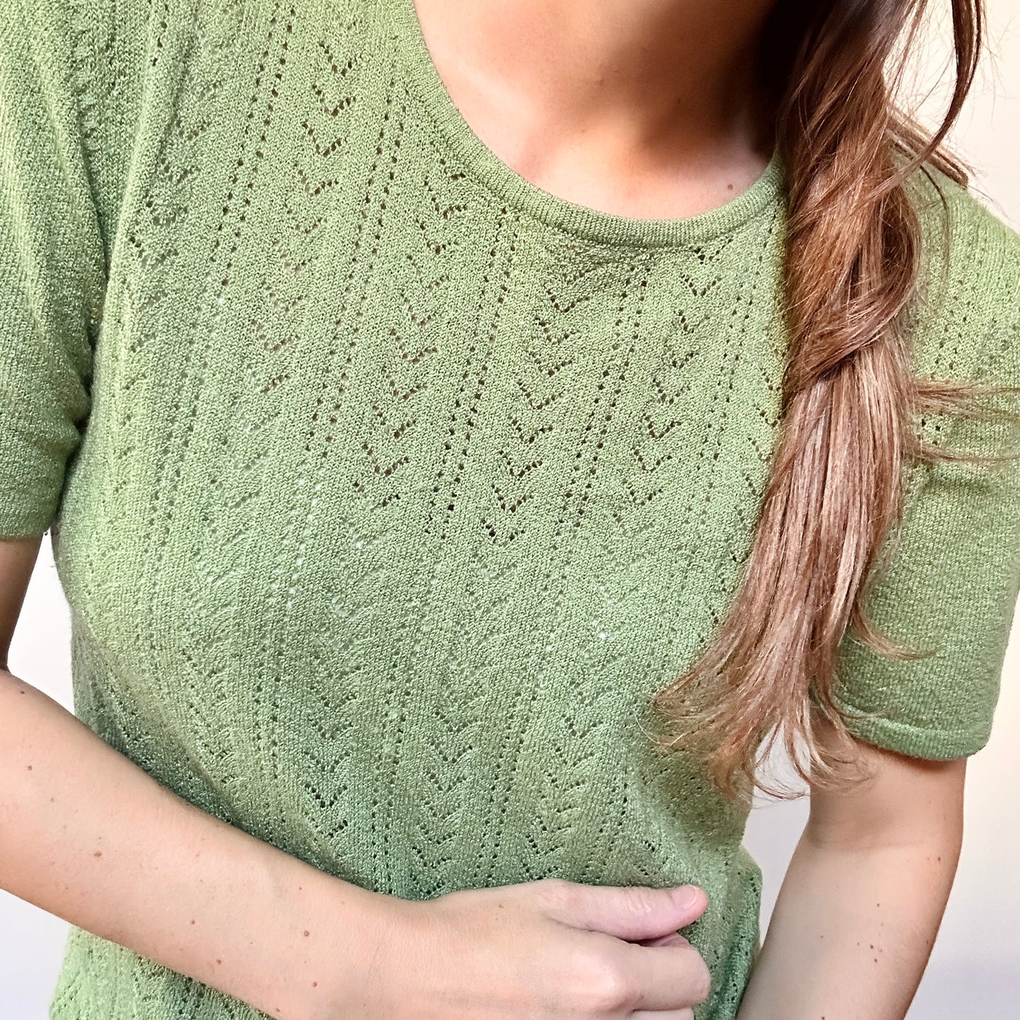 Green short knit