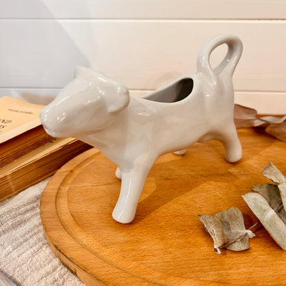 Cow milk creamer/pot