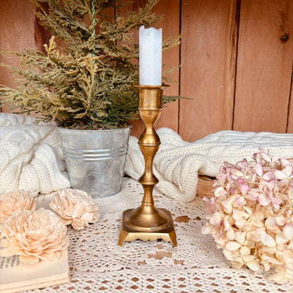 Brass candle holder