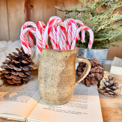 Handmade stoneware mug