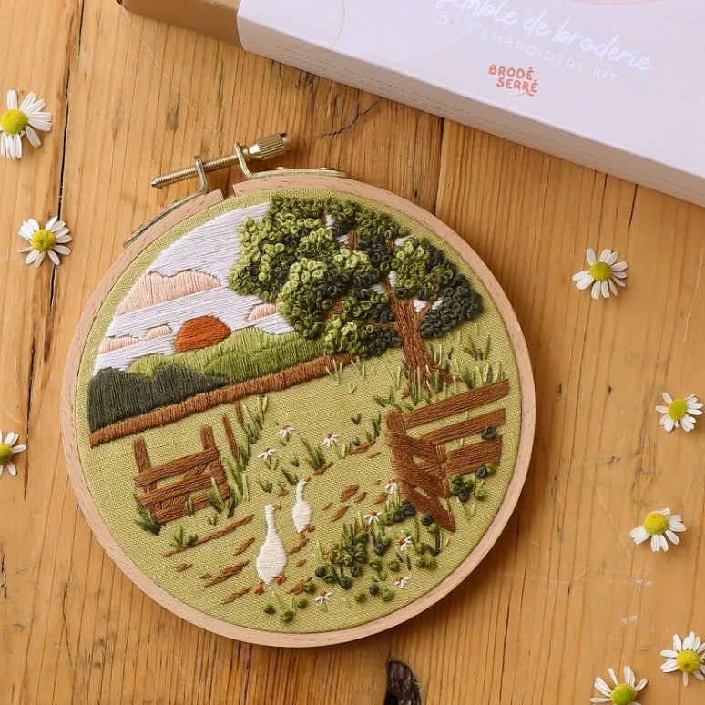 DIY embroidery set - Geese