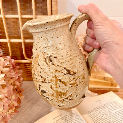 Stoneware pitcher