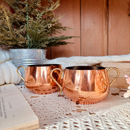 Ensemble à café en cuivre