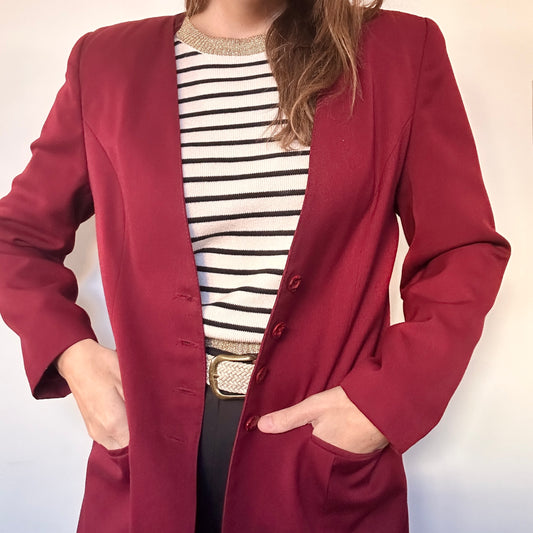 Burgundy Suit