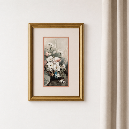 Vintage frame with fine art print - The Red Star Line