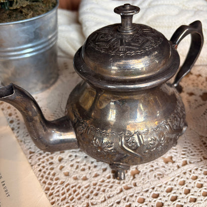 Silver-plated teapot