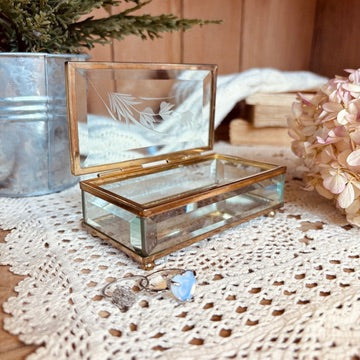 Glass Jewelry Box - Small